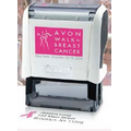 Trodat  Large Stamp for a Cure Breast Cancer Awareness Self Inking w/ Ad Window
